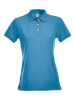 Clique Stretch Premium Polo Women Turkoosi