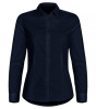 Clique Stretch Shirt L/s Women Tummansininen