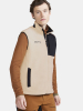 Craft Adv Explore Pile Fleece Vest M Ecru/black