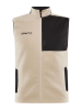 Craft Adv Explore Pile Fleece Vest M Ecru/black