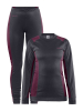 Craft Baselayer Set W Asphalt-peak