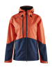 Craft Block Shell Jkt W Oranssi/tummansininen