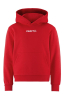 Craft Community 2.0 Logo Hoodie Jr Kirkkaanpunainen