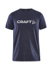 Craft Community Logo Ss Tee Jr Meleerattu Navy