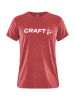 Craft Community Logo Ss Tee W Meleerattu Kirkkaanpunainen