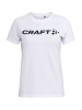 Craft Community Logo Ss Tee W Meleerattu Valkoinen