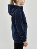 Craft Core Soul Full Zip Hood Jr Tummansininen