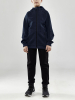 Craft Core Soul Full Zip Hood Jr Tummansininen