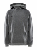 Craft Core Soul Hood Sweatshirt Jr Meleerattu Tummanharmaa