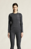Craft Core Wool Merino Ls Tee W Meleraattu Musta