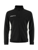 Craft Evolve 2.0 Contrast Full Zip Jacket Jr Black / Contrast White
