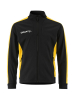 Craft Evolve 2.0 Contrast Full Zip Jacket Jr Black / Sweden Yellow