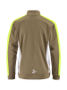 Craft Evolve 2.0 Contrast Full Zip Jacket Jr Raw / Contrast Yellow