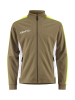Craft Evolve 2.0 Contrast Full Zip Jacket Jr Raw / Contrast Yellow