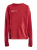 Craft Evolve Crew Neck Jr Kirkkaanpunainen