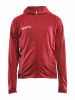 Craft Evolve Hood Jacket Jr Kirkkaanpunainen