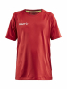 Craft Evolve Tee Jr Kirkkaanpunainen