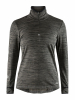 Craft Grid Halfzip W Meleraattu Musta
