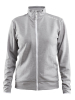 Craft Leisure Jacket W Meleerattu Harmaa/valkoinen