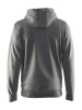 Craft Noble Full Zip Hood M Meleerattu Tummanharmaa