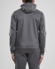 Craft Noble Full Zip Hood M Meleerattu Tummanharmaa