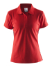 Craft Polo Shirt Pique Classic W Kirkkaanpunainen