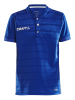 Craft Pro Control Button Jersey Jr Club Cobolt / White