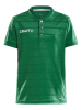 Craft Pro Control Button Jersey Jr Team Green / White
