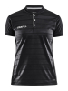 Craft Pro Control Button Jersey W Musta/valkoinen