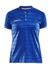 Craft Pro Control Button Jersey W Sininen/valkoinen