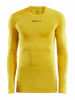 Craft Pro Control Compression Long Sleeve Ruotsinkeltainen