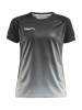Craft Pro Control Fade Jersey W Musta/valkoinen