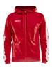 Craft Pro Control Hood Jacket M Bright Red / White