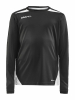 Craft Pro Control Impact Ls Tee Jr Musta/valkoinen