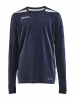 Craft Pro Control Impact Ls Tee Jr Tummansininen/valkoinen