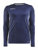 Craft Pro Control Impact Ls Tee M Tummansininen/valkoinen