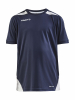 Craft Pro Control Impact Ss Tee Jr Tummansininen/valkoinen