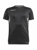 Craft Pro Control Impact Ss Tee M Musta/valkoinen