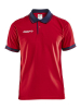 Craft Pro Control Poloshirt M Kirkkaan Punainen/tummansininen
