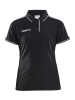 Craft Pro Control Poloshirt W Musta/valkoinen