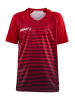 Craft Pro Control Stripe Jersey Jr Bright Red / Navy