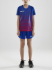 Craft Pro Control Stripe Jersey Jr Club Cobolt / Bright Red