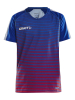 Craft Pro Control Stripe Jersey Jr Sininen/kirkkaanpunainen
