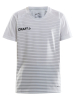 Craft Pro Control Stripe Jersey Jr Valkoinen/hopea