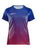 Craft Pro Control Stripe Jersey W Club Cobolt / Bright Red