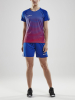 Craft Pro Control Stripe Jersey W Club Cobolt / Bright Red