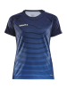 Craft Pro Control Stripe Jersey W Tummansininen/sininen