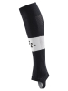 Craft Pro Control Stripe W-o Foot Socks Senior Musta/valkoinen