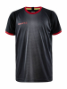 Craft Progress 2.0 Graphic Jersey Jr Musta/kirkkaanpunainen