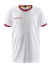 Craft Progress 2.0 Graphic Jersey Jr White / Bright Red